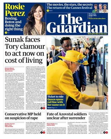 The Guardian Newspaper issue Wednesday, May 18, 2022