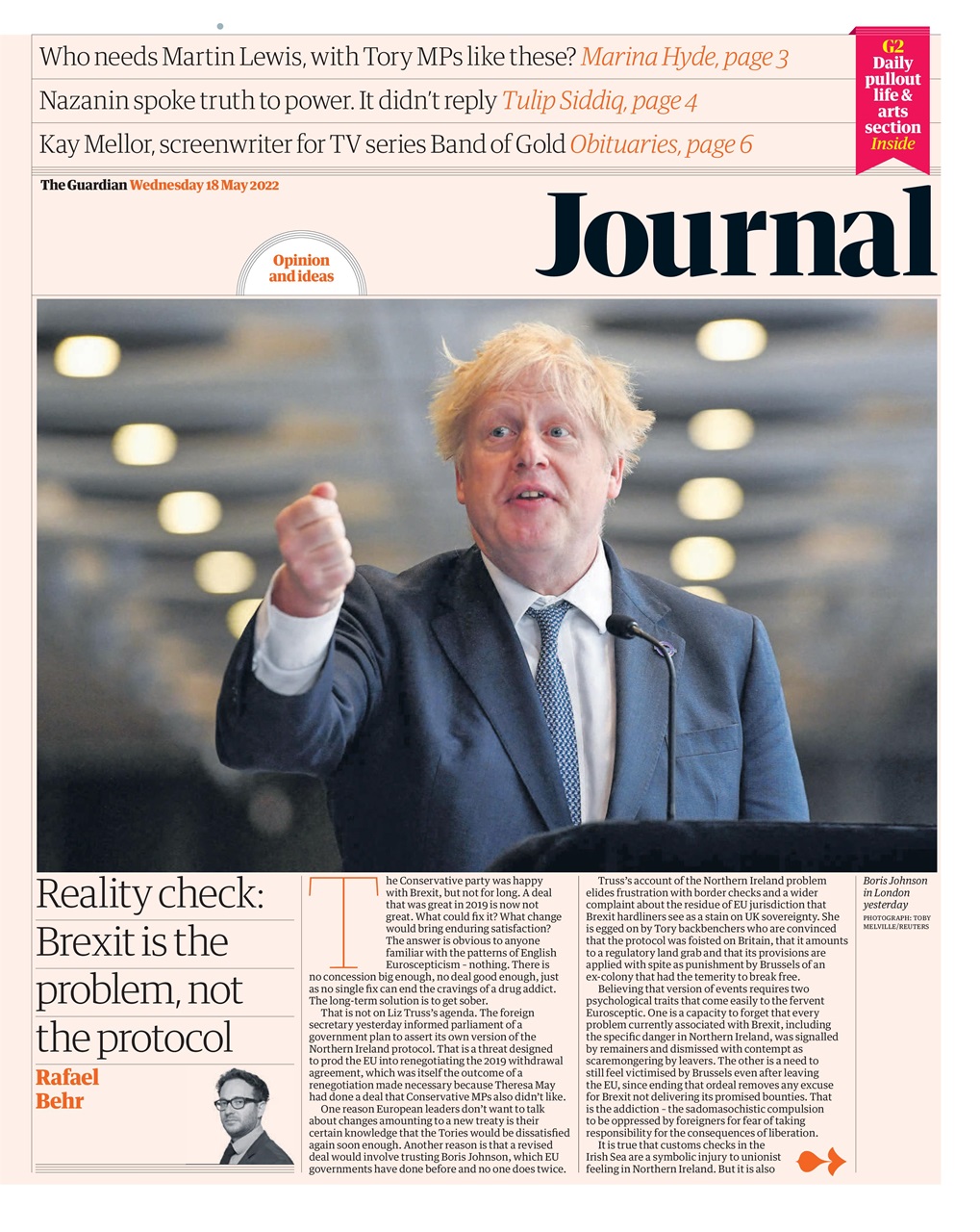 The Guardian Newspaper Preview Pages