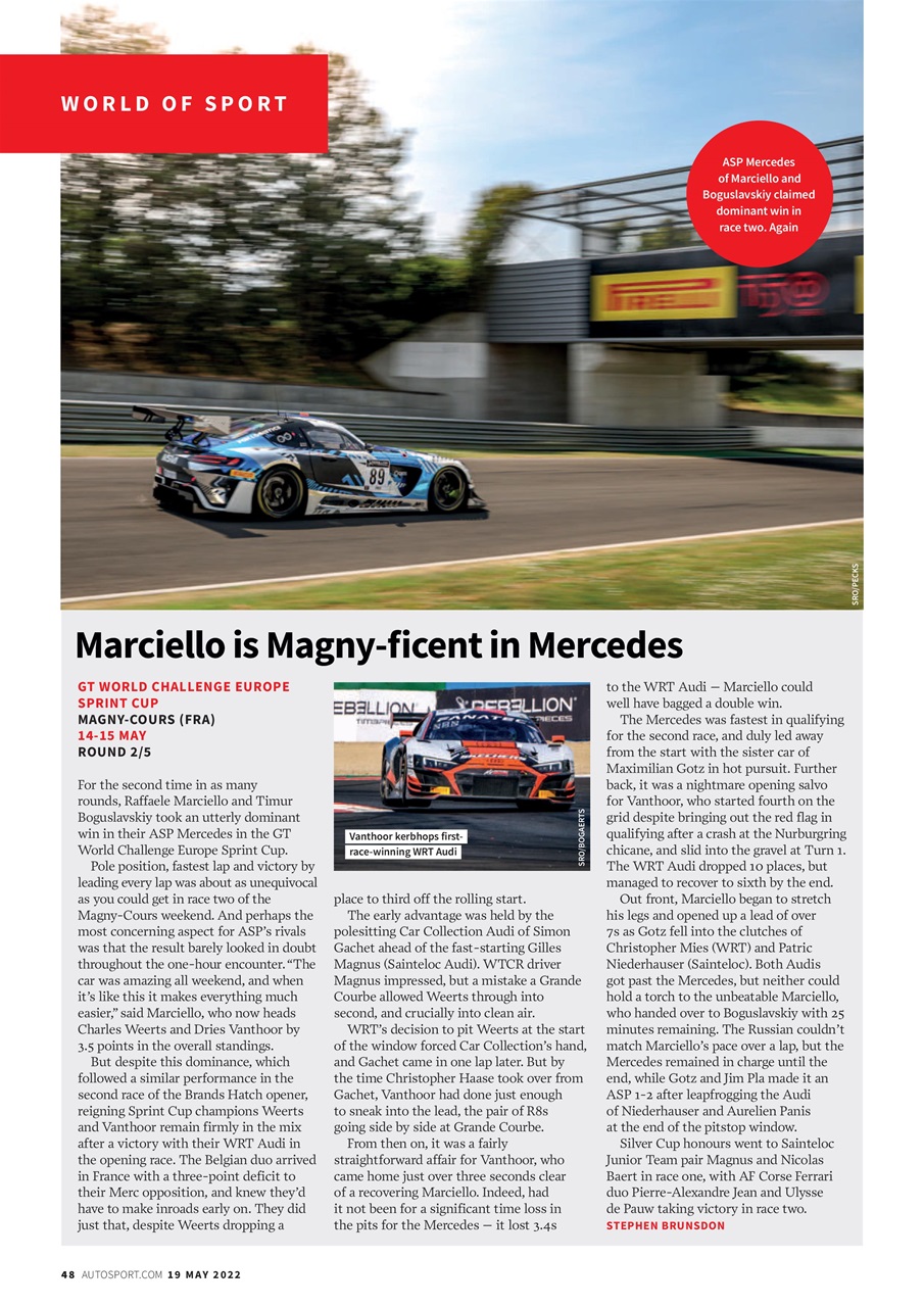 Autosport Preview Pages