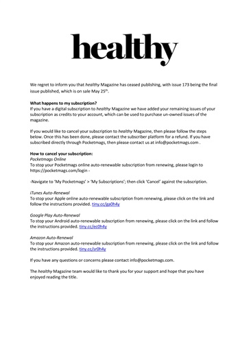 Healthy Magazine issue 