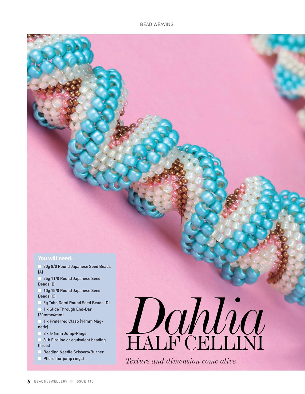 Bead & Jewellery Magazine Preview Pages