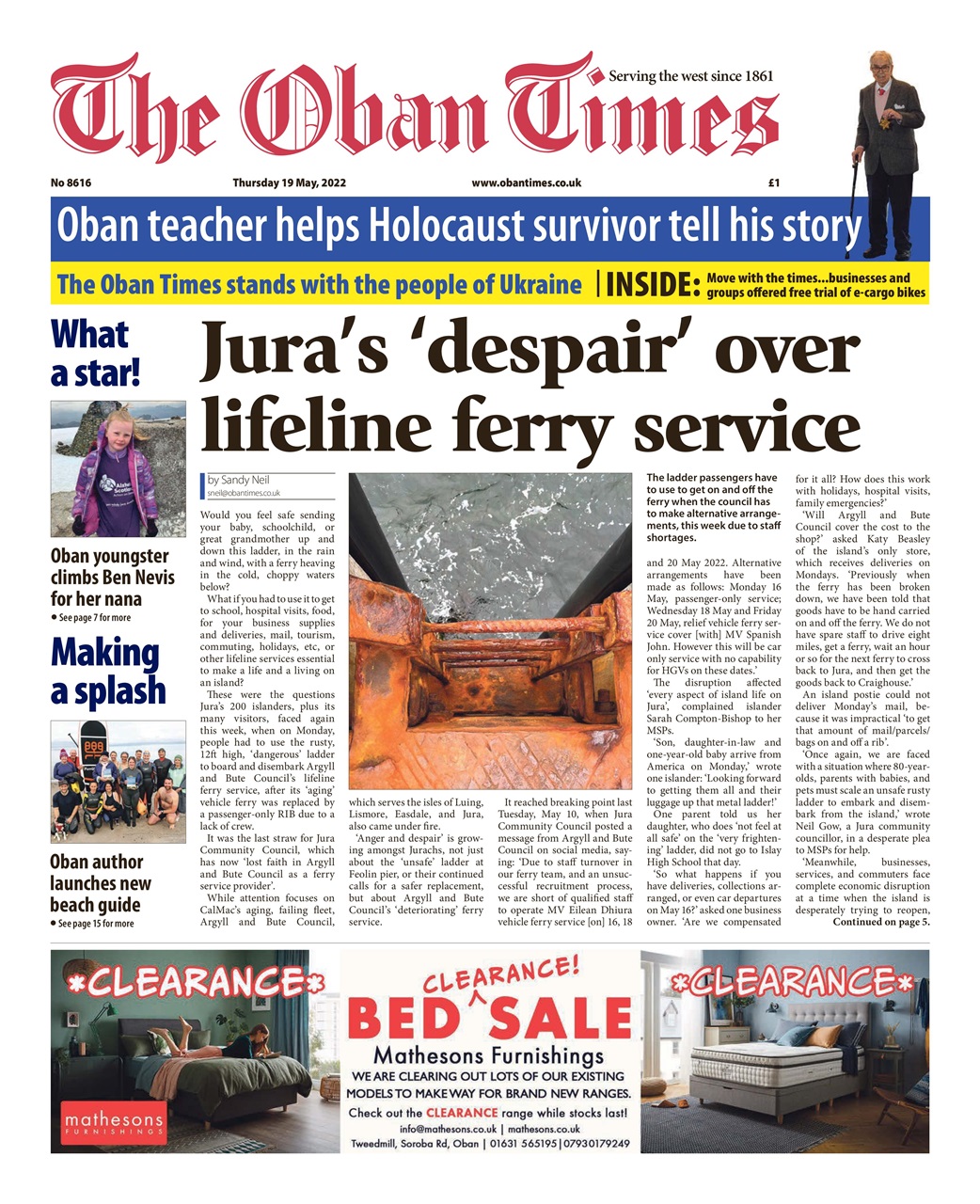 The Oban Times & Lochaber Times Preview Pages