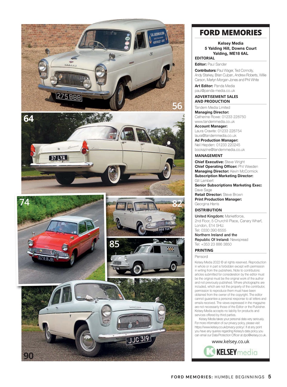 Ford Memories Preview Pages