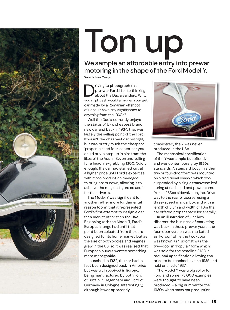 Ford Memories Preview Pages