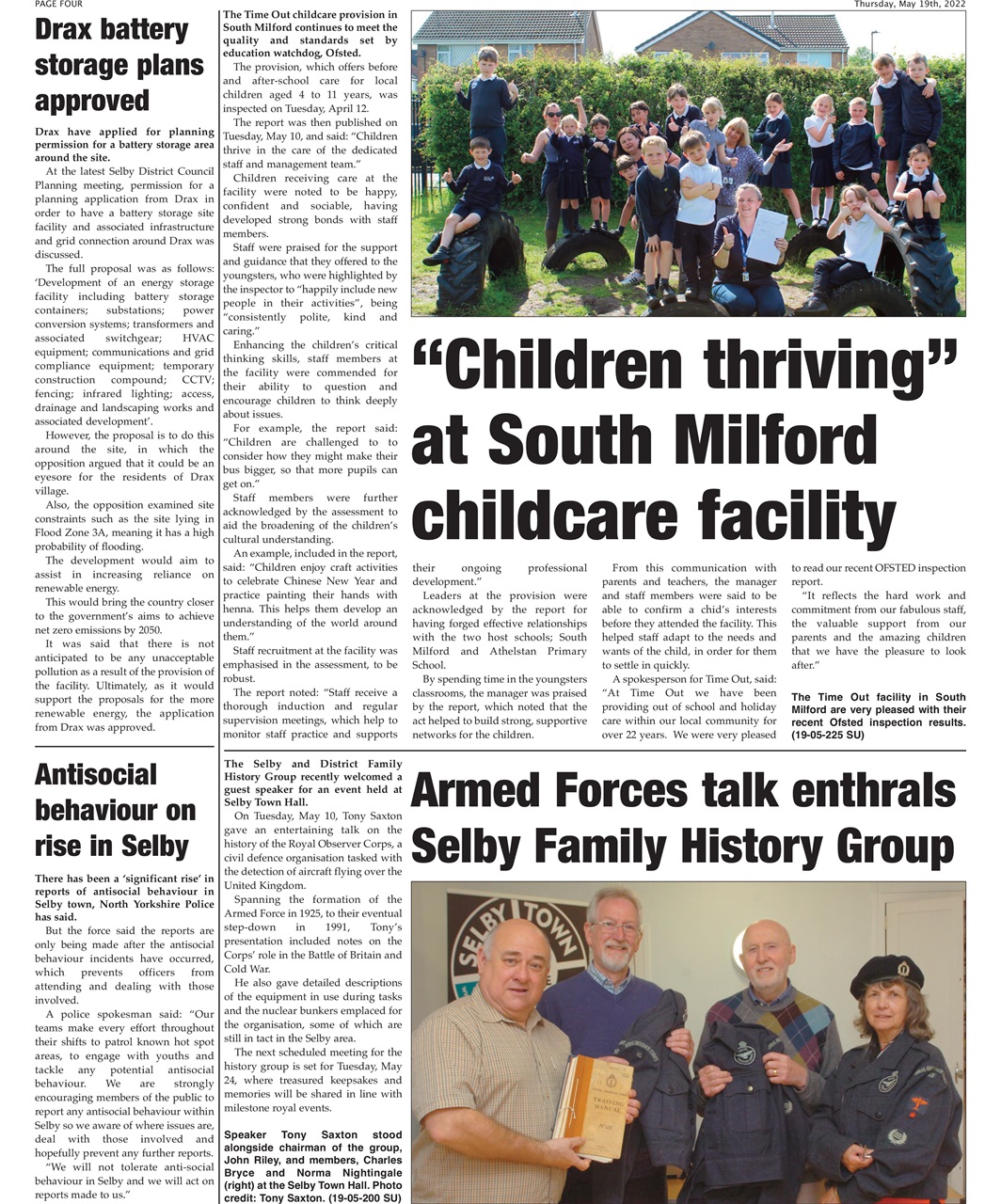 Selby Times Preview Pages