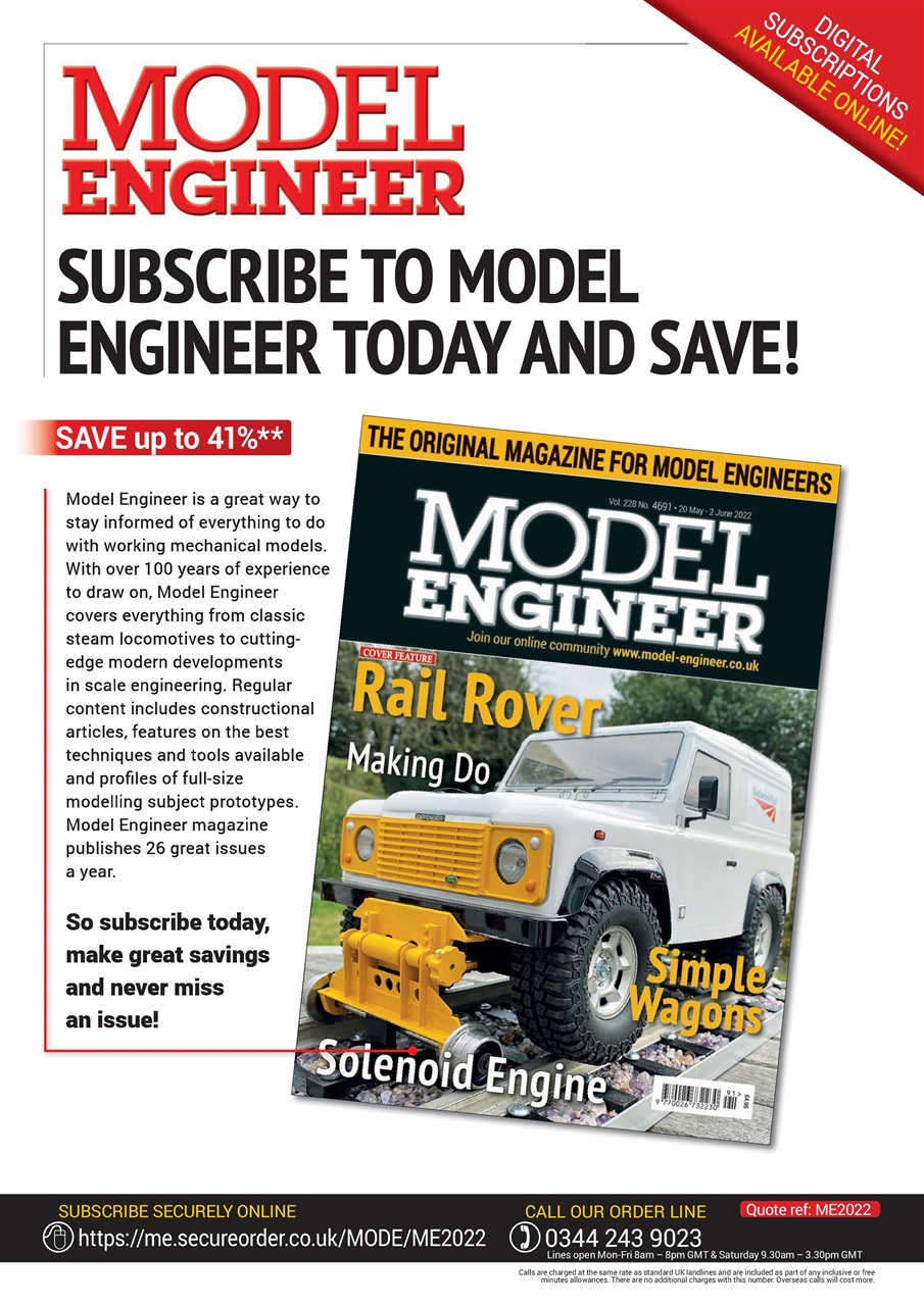 Model Engineer Preview Pages