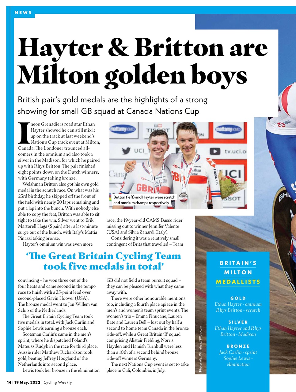 Cycling Weekly Preview Pages