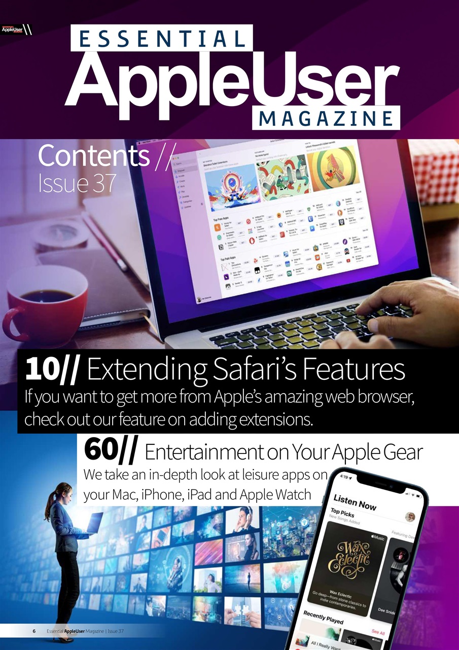 Essential Apple User Preview Pages