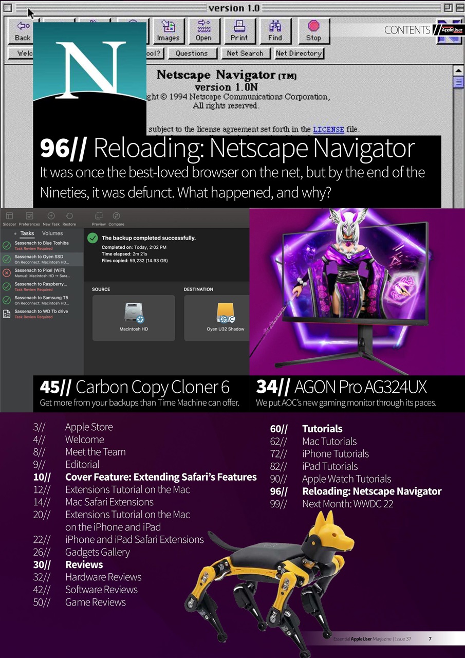 Essential Apple User Preview Pages