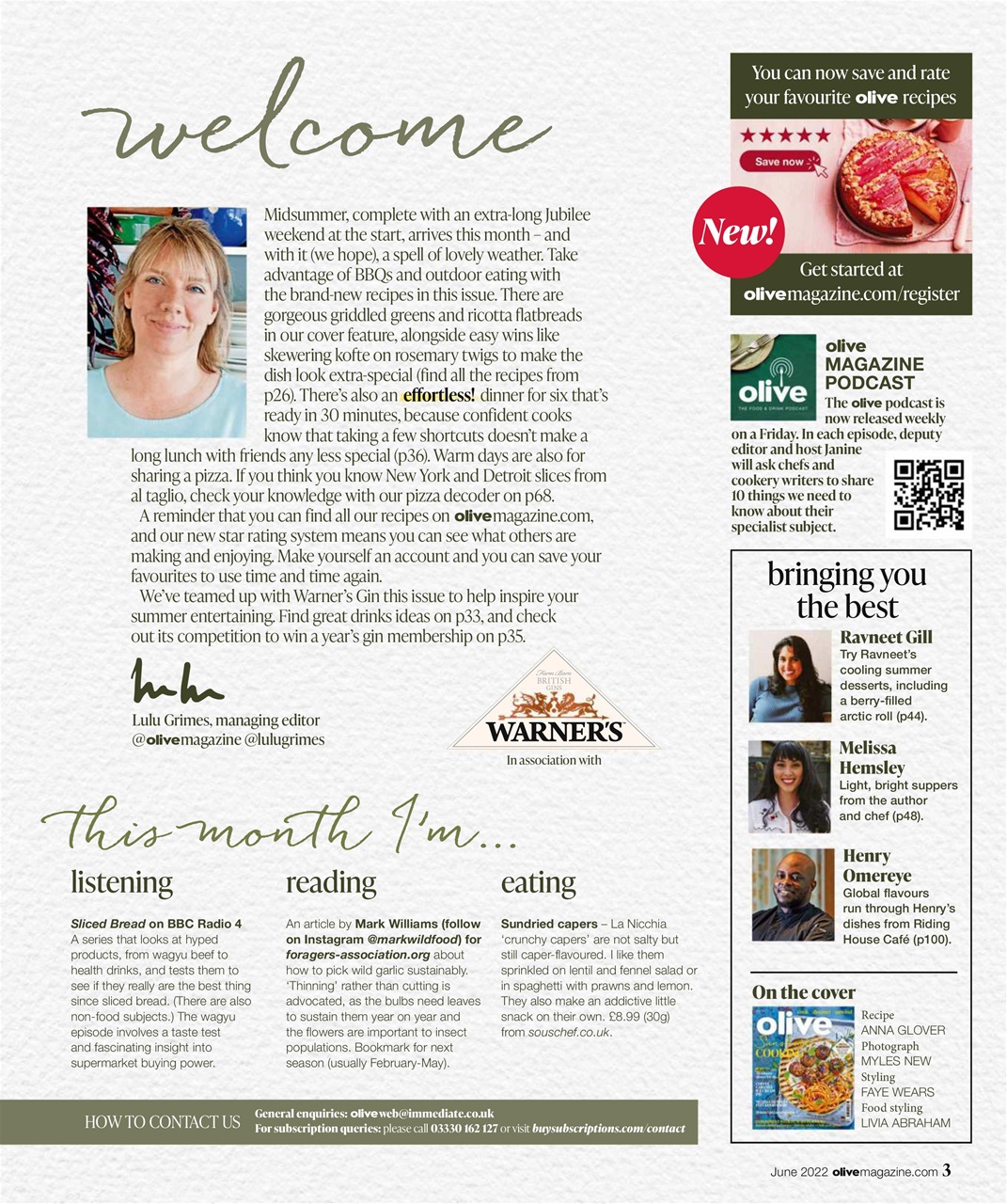 Olive Magazine Preview Pages