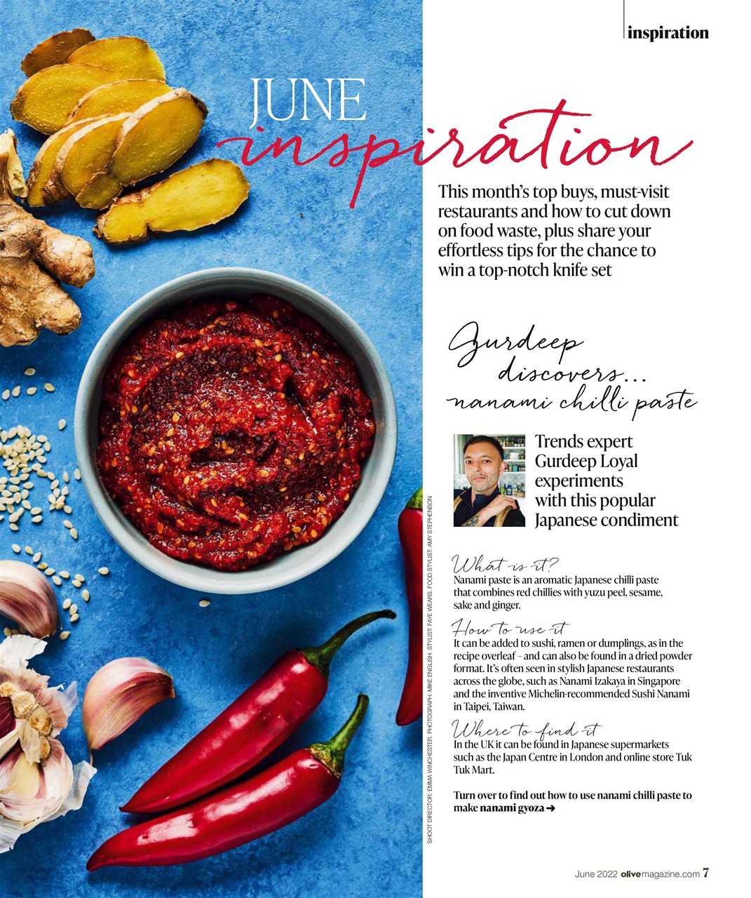 Olive Magazine Preview Pages