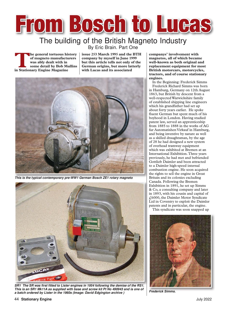 Stationary Engine Preview Pages