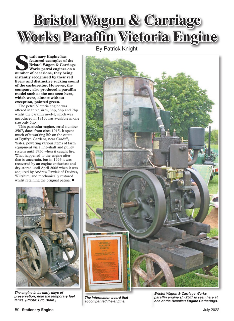 Stationary Engine Preview Pages