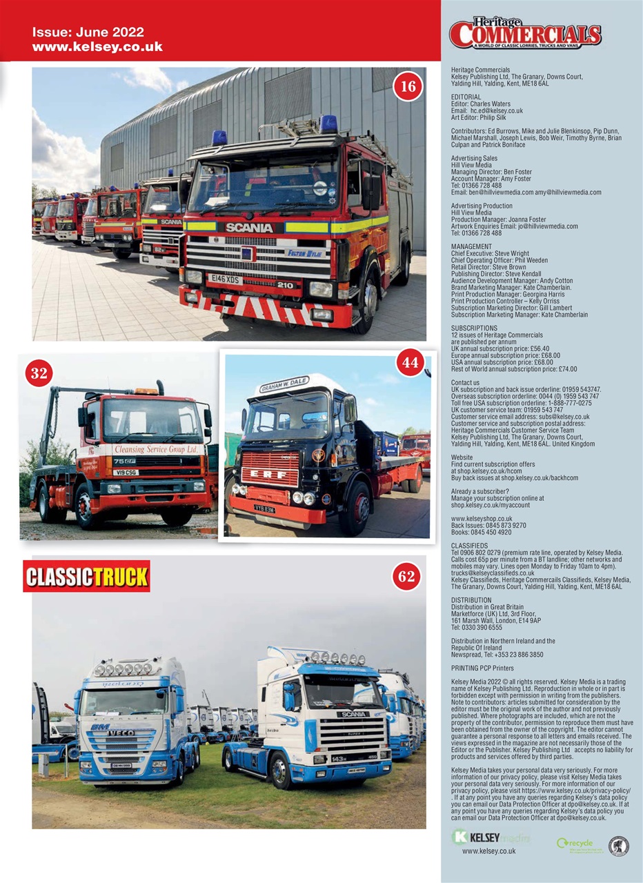 Heritage Commercials Magazine Preview Pages