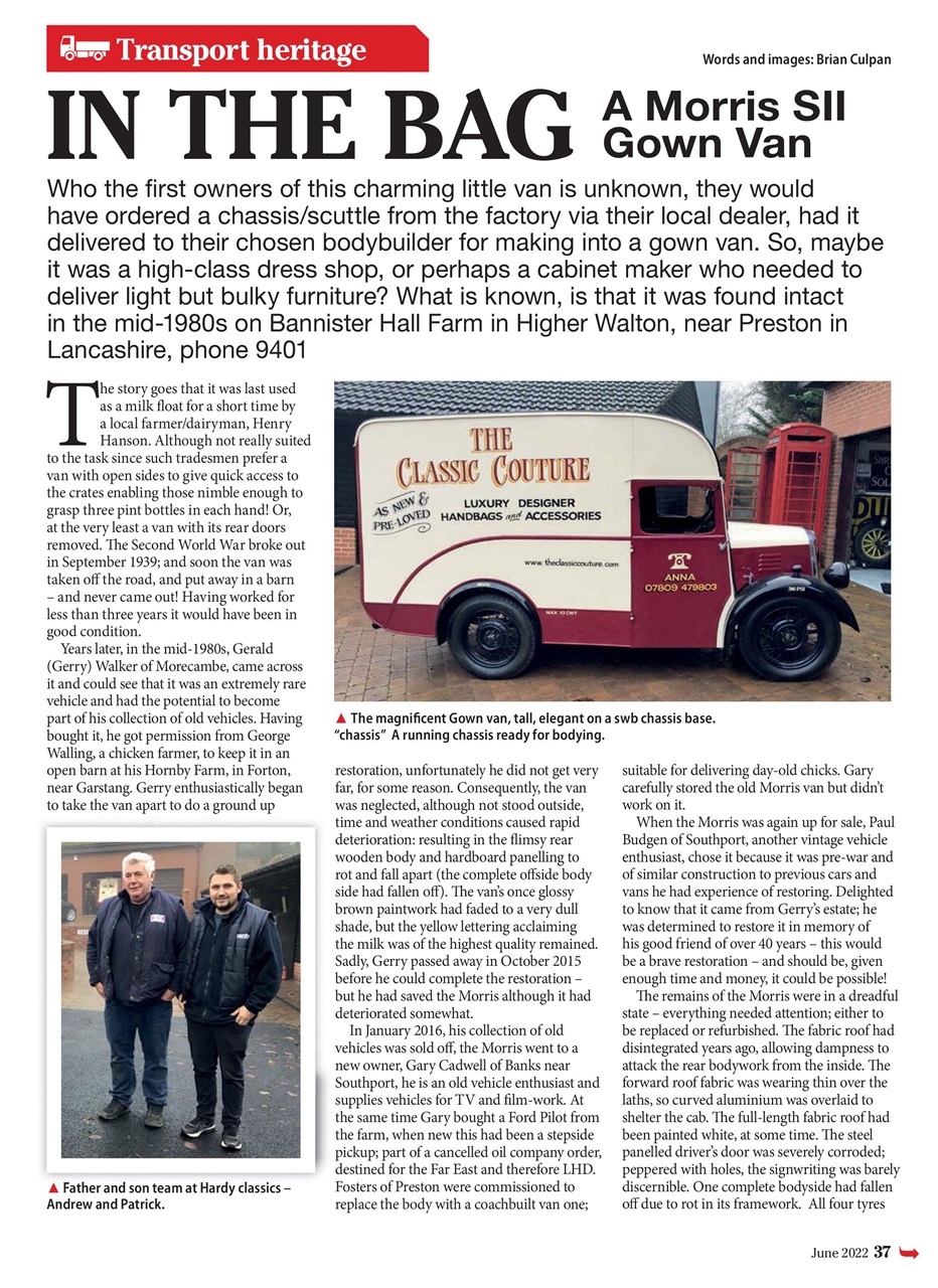 Heritage Commercials Magazine Preview Pages
