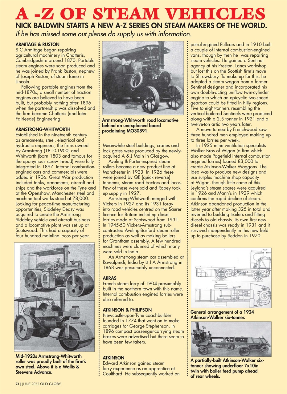 Old Glory Magazine Preview Pages