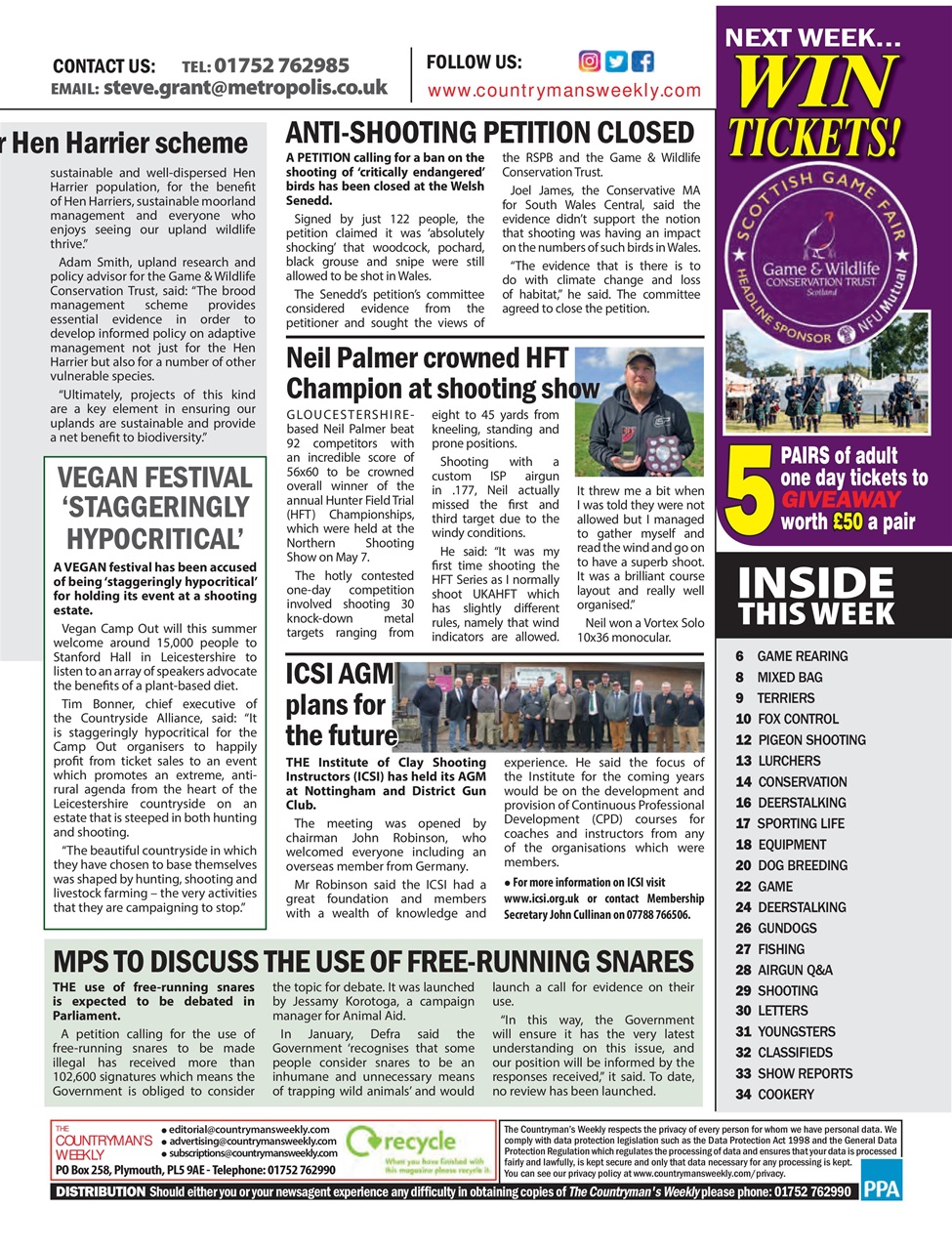 Countryman's Weekly Preview Pages