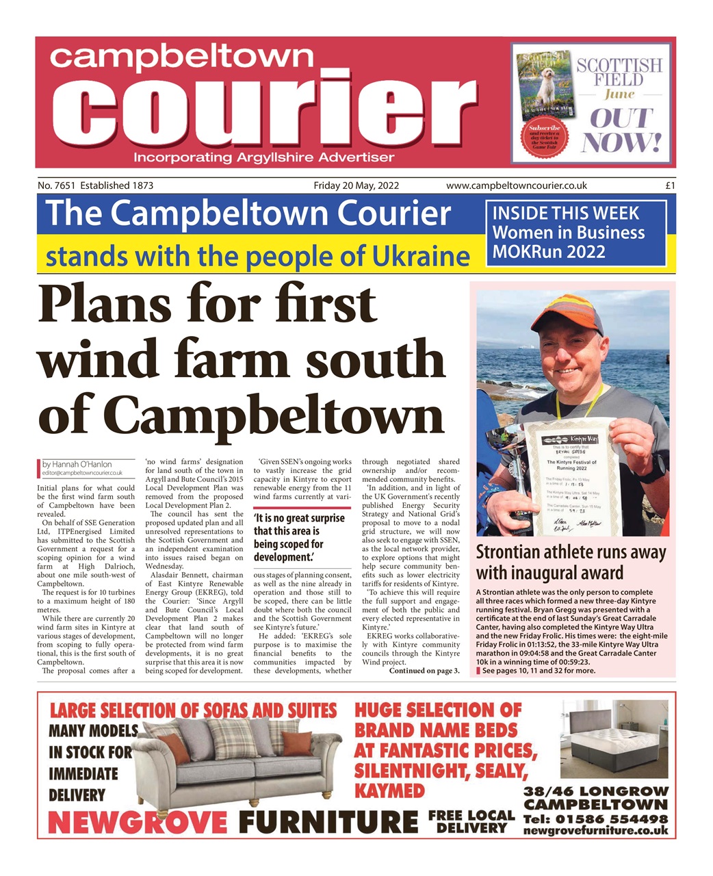 Campbeltown Courier Preview Pages