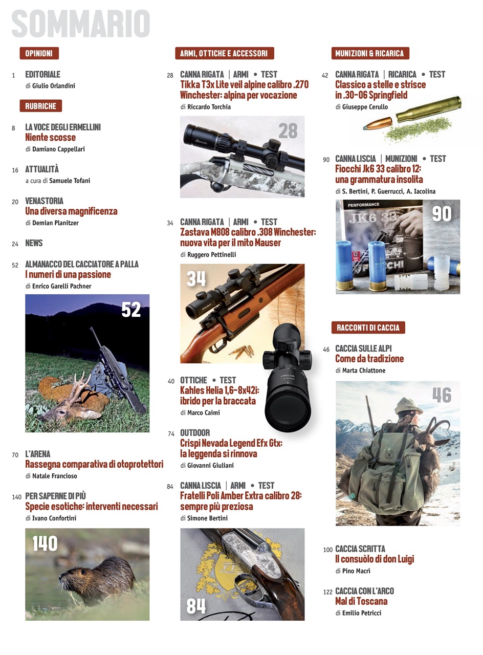 Caccia Magazine Preview Pages