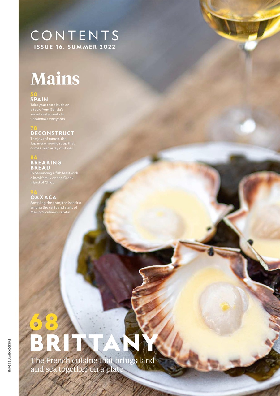 National Geographic Traveller Food Preview Pages