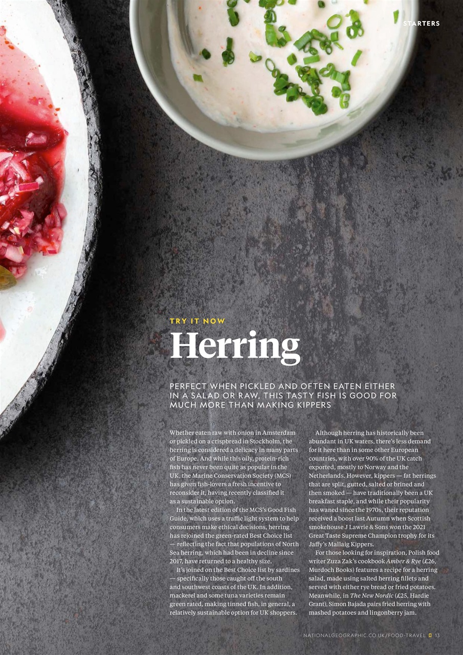 National Geographic Traveller Food Preview Pages