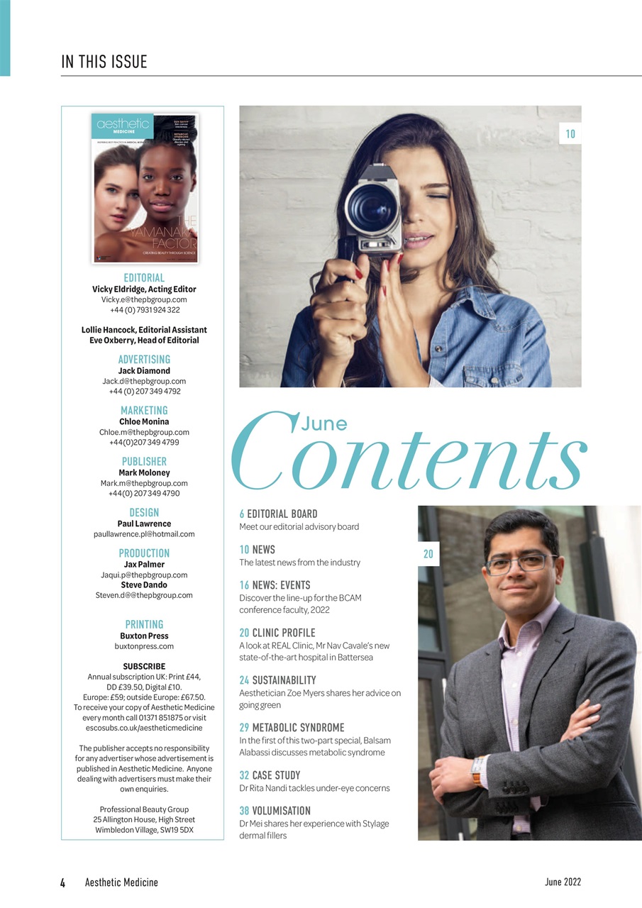 Aesthetic Medicine Preview Pages
