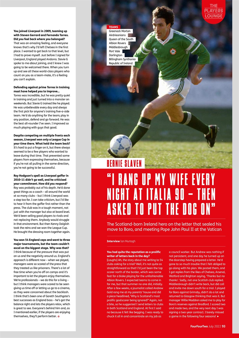 FourFourTwo Preview Pages