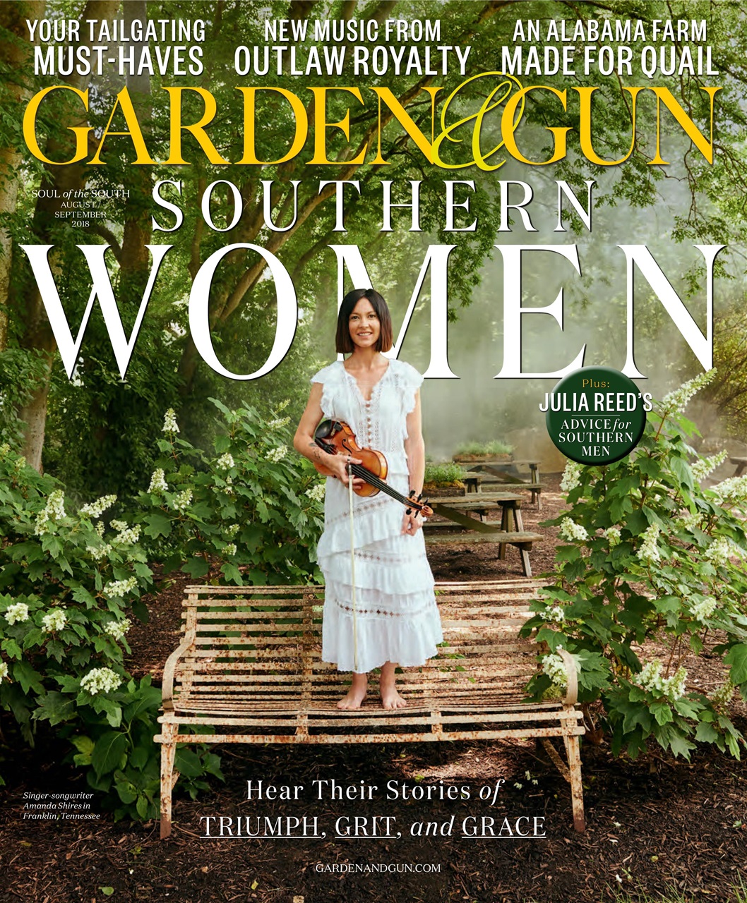 Garden and Gun Magazine Preview Pages