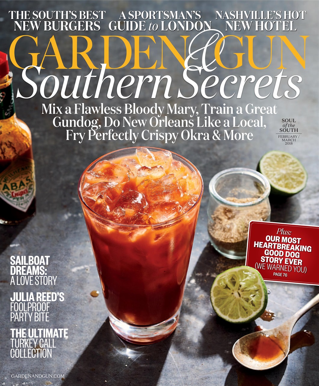 Garden and Gun Magazine Preview Pages