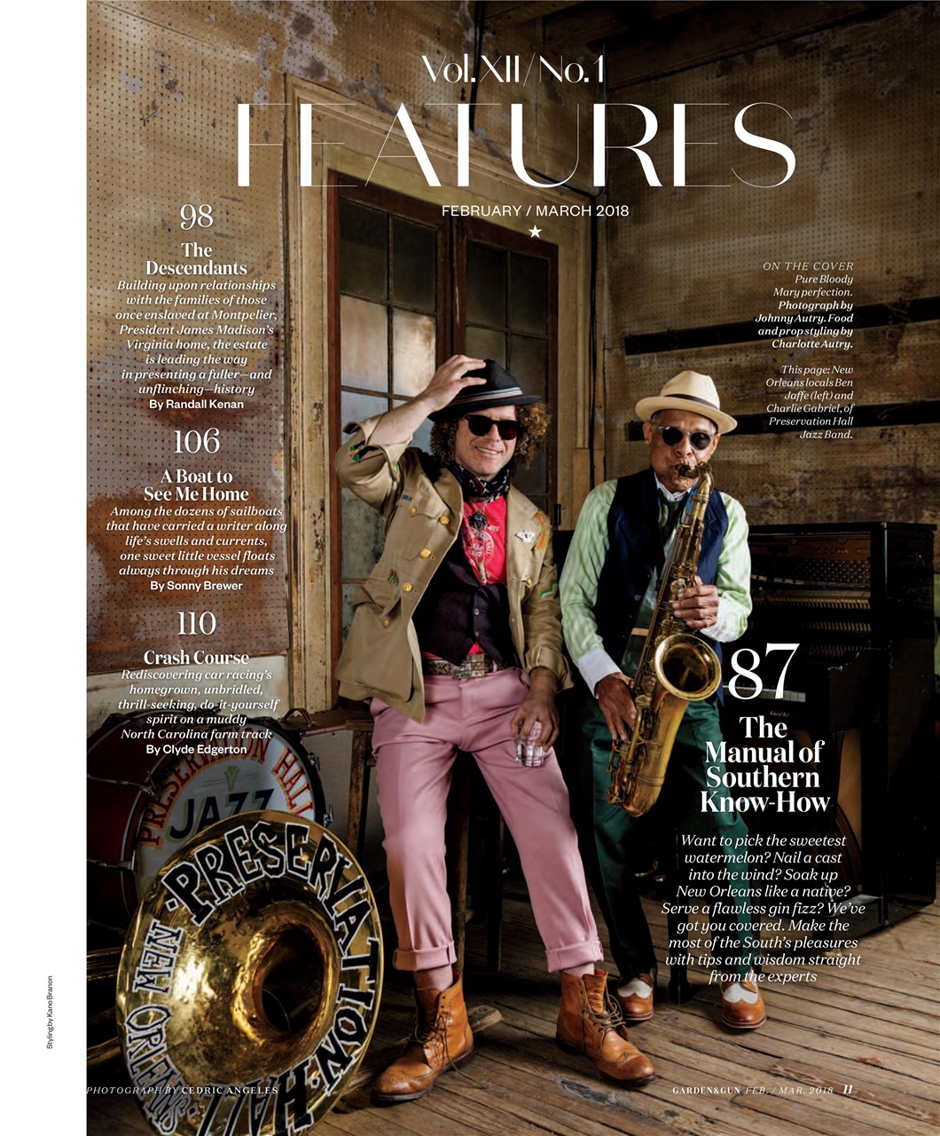 Garden and Gun Magazine Preview Pages