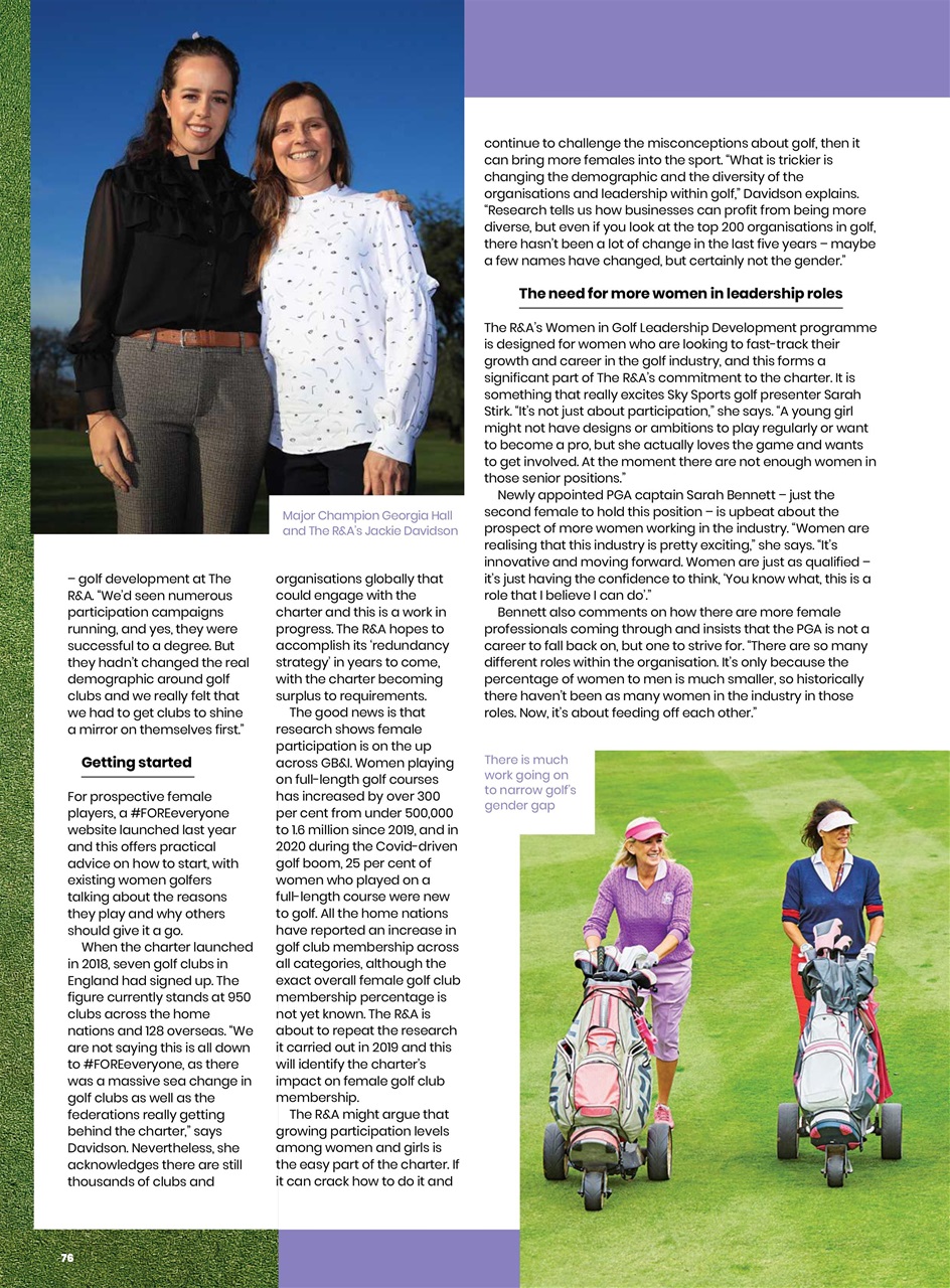 Golf Monthly Preview Pages