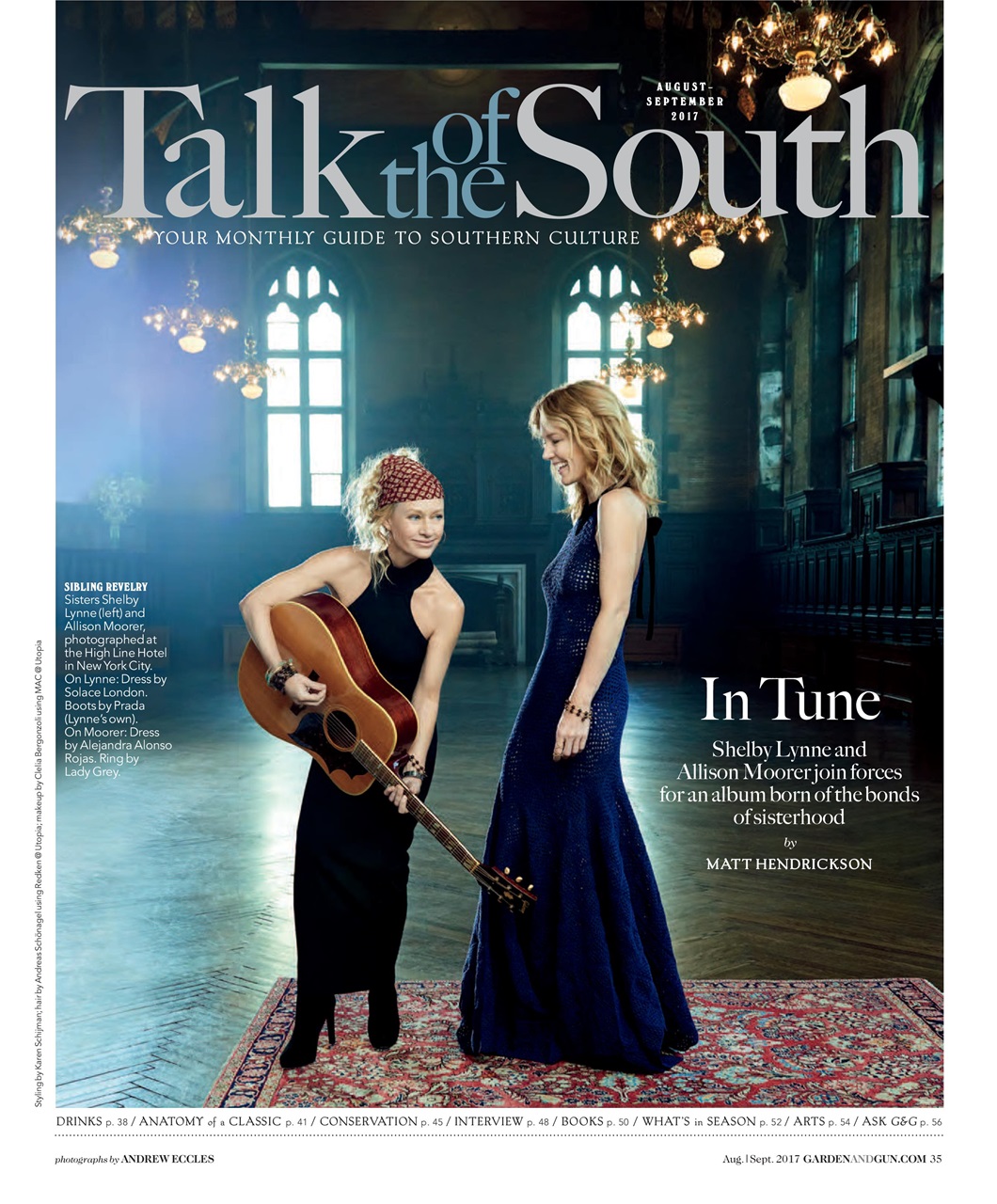 Garden and Gun Magazine Preview Pages