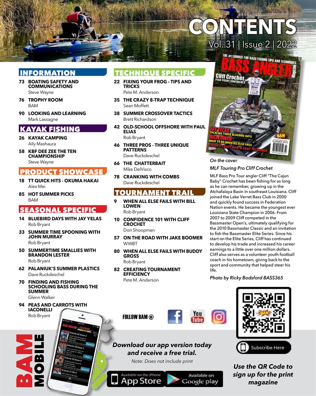 BASS ANGLER MAGAZINE Preview Pages