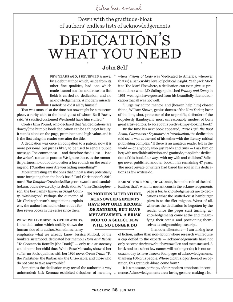 The Critic Preview Pages