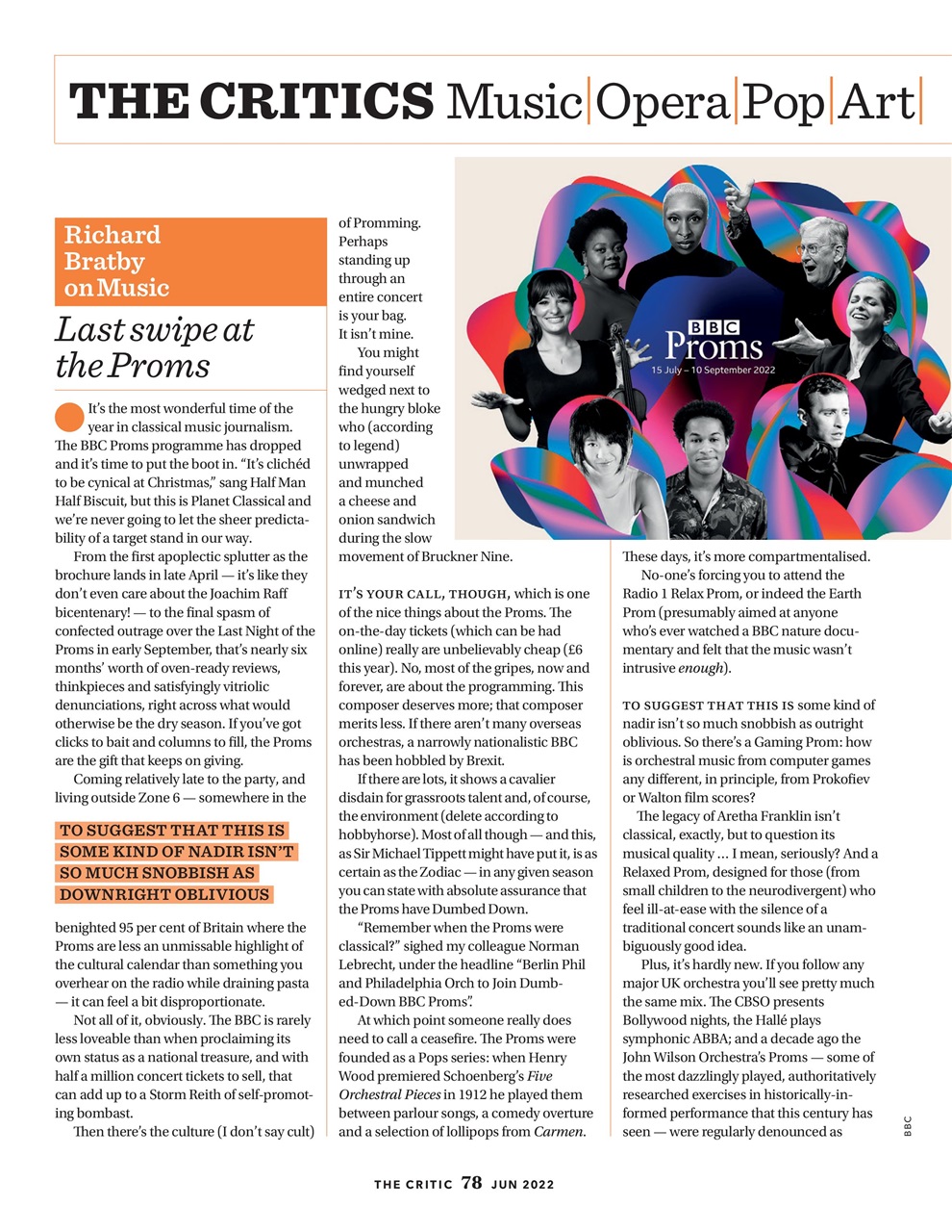 The Critic Preview Pages