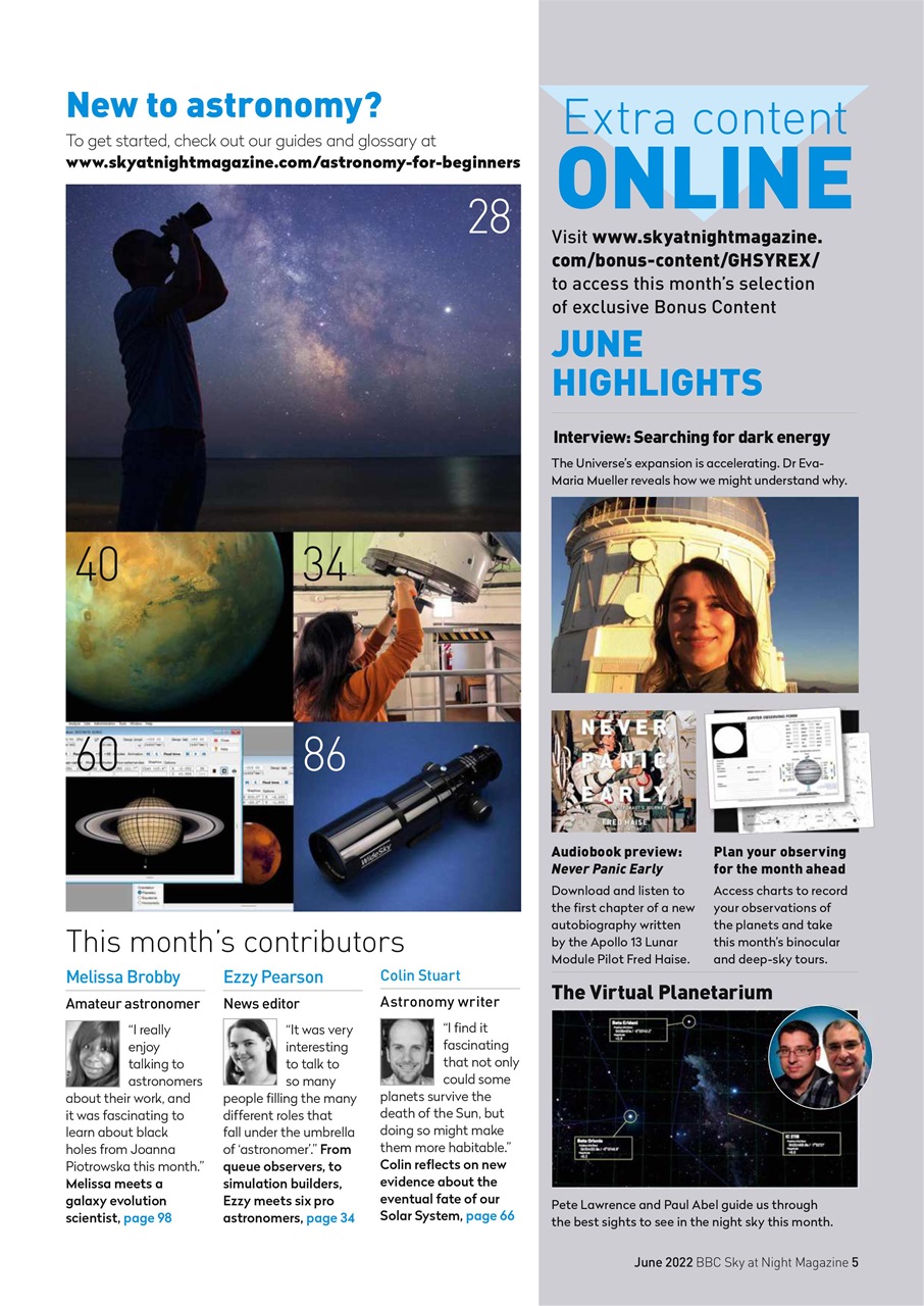 BBC Sky at Night Magazine Preview Pages