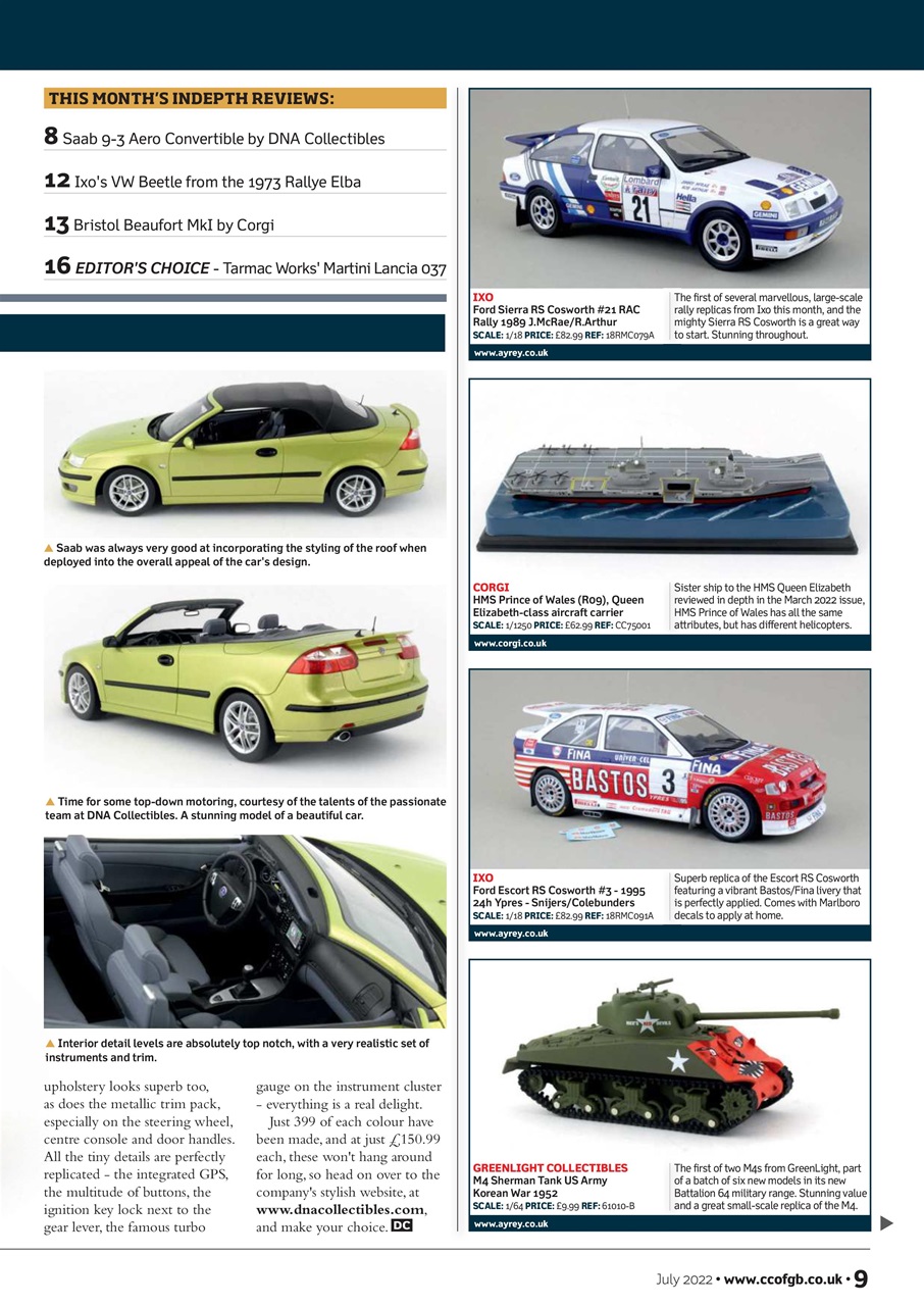 Diecast Collector Preview Pages