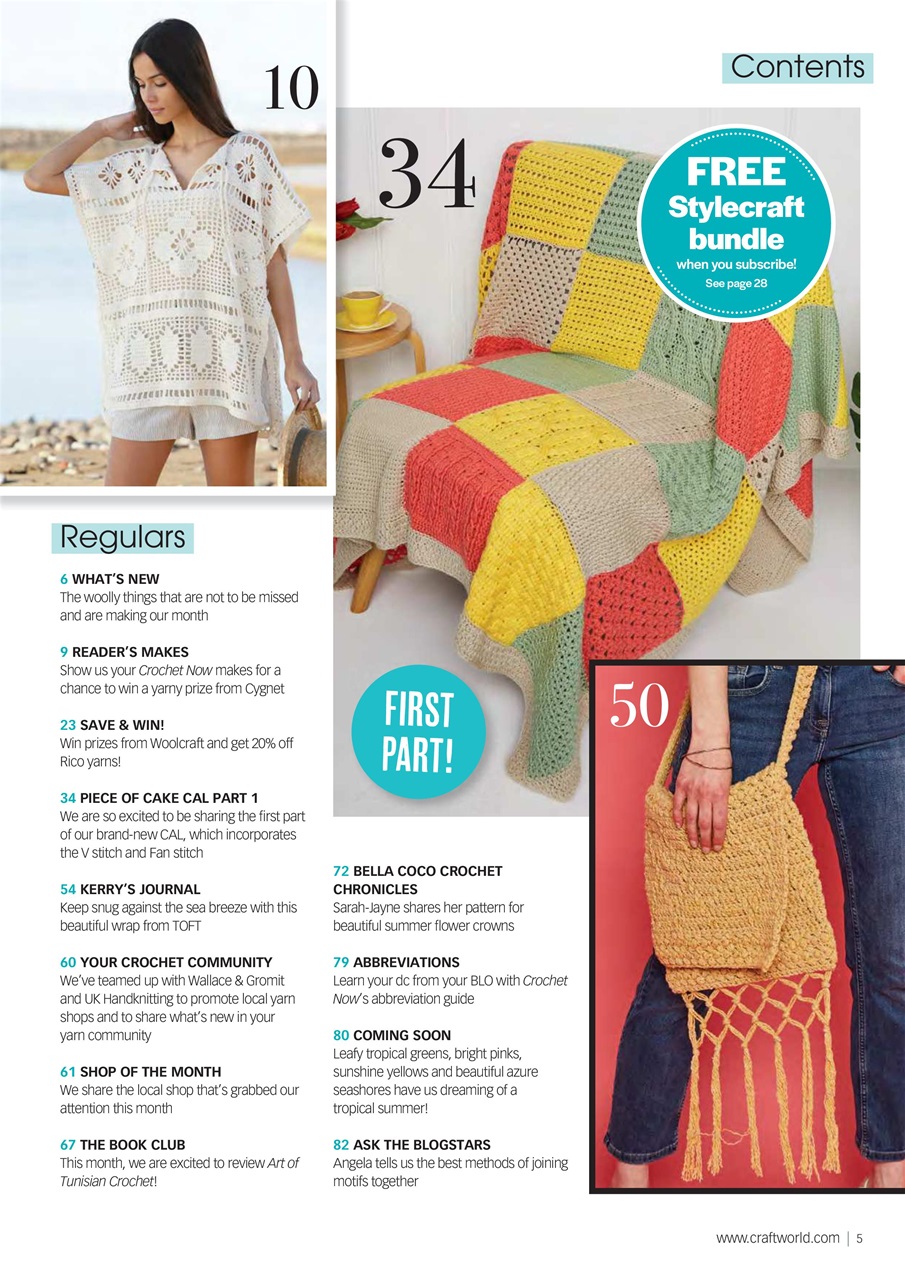 Crochet Now Magazine Preview Pages