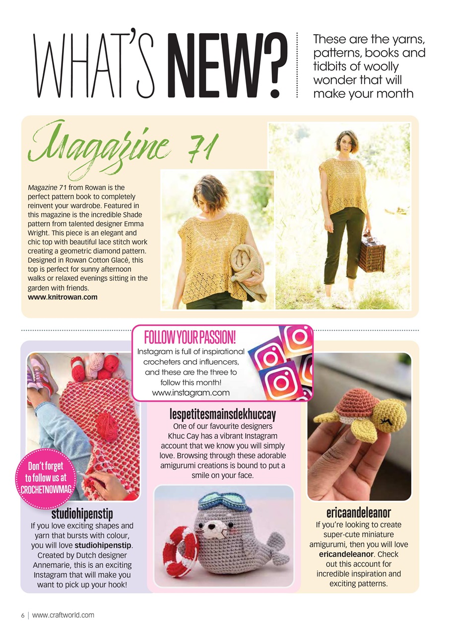Crochet Now Magazine Preview Pages
