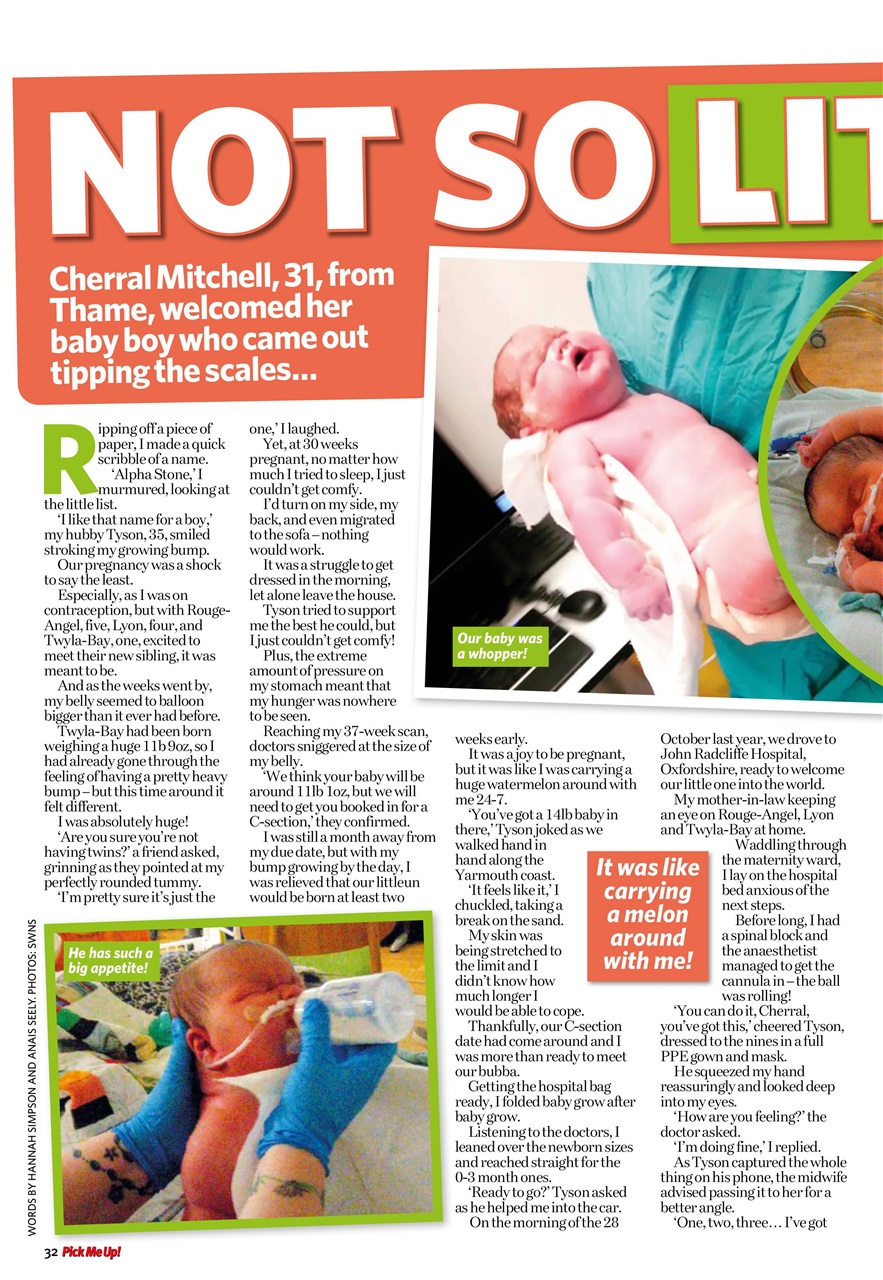 Pick Me Up Preview Pages