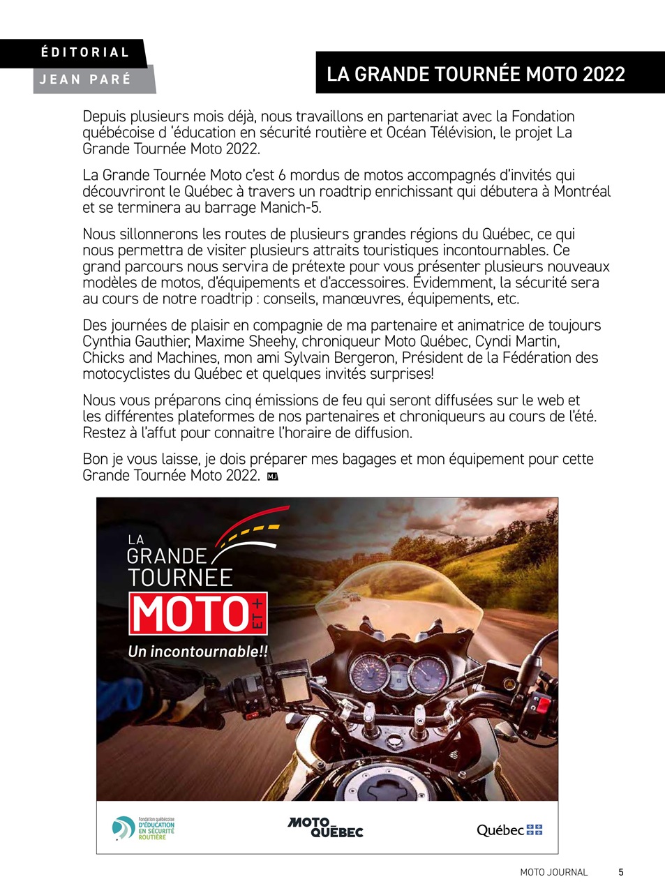 Moto Journal Preview Pages