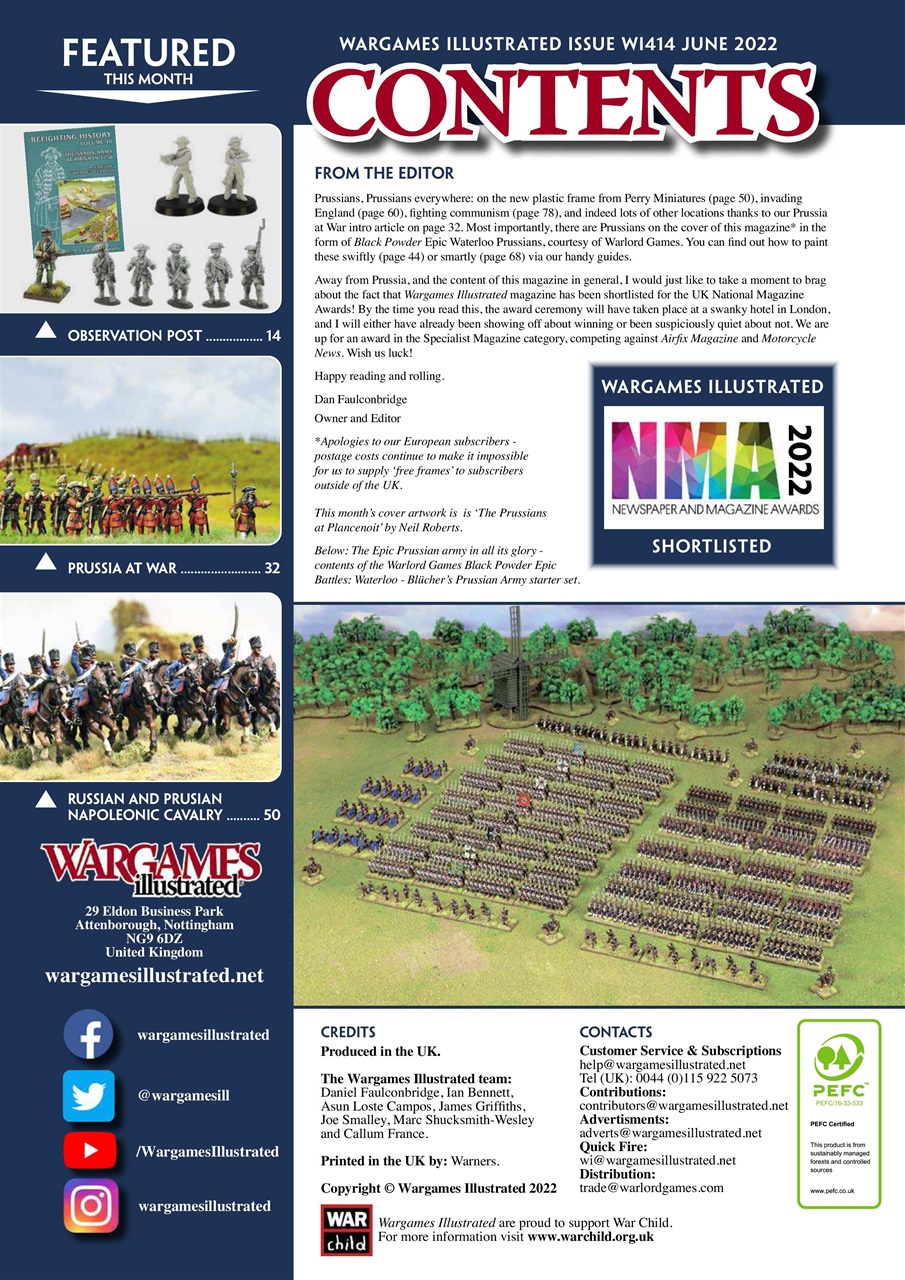 Wargames Illustrated Preview Pages