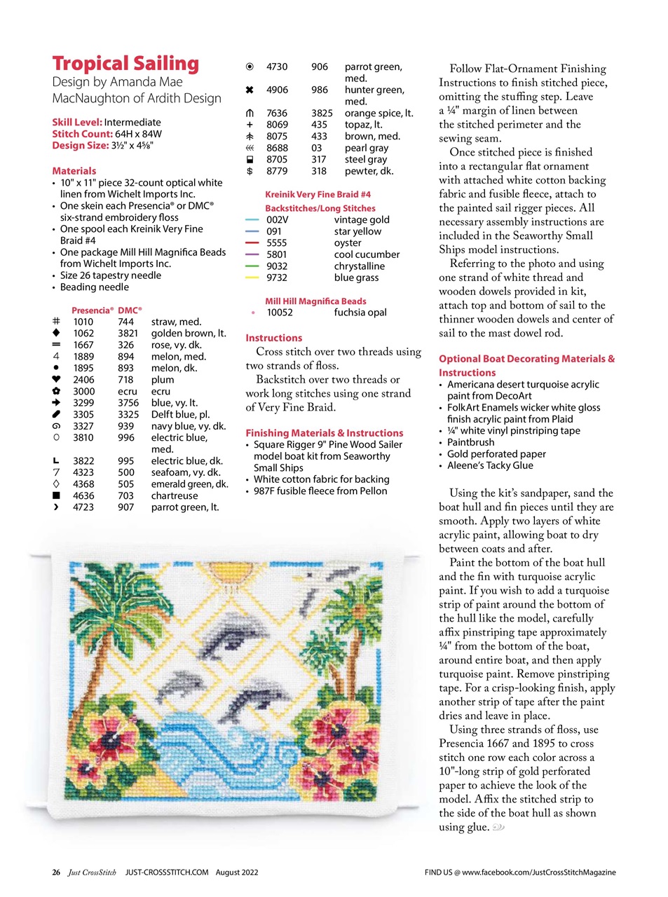 Just CrossStitch Preview Pages