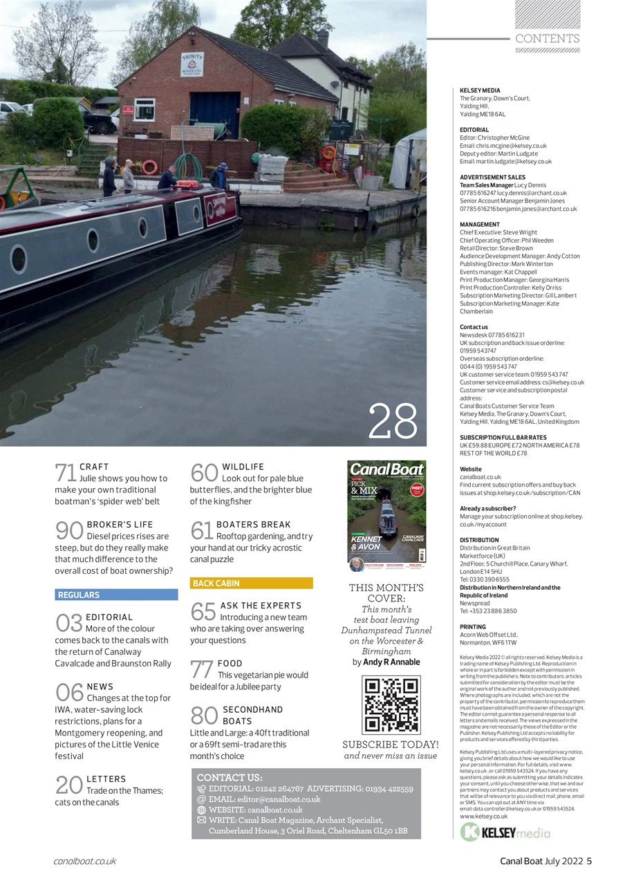 Canal Boat Preview Pages