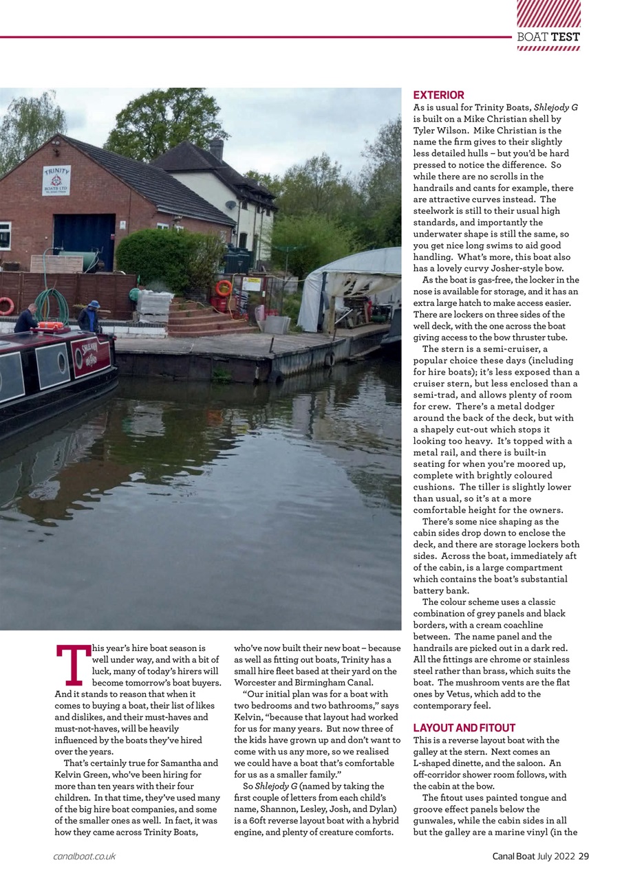 Canal Boat Preview Pages