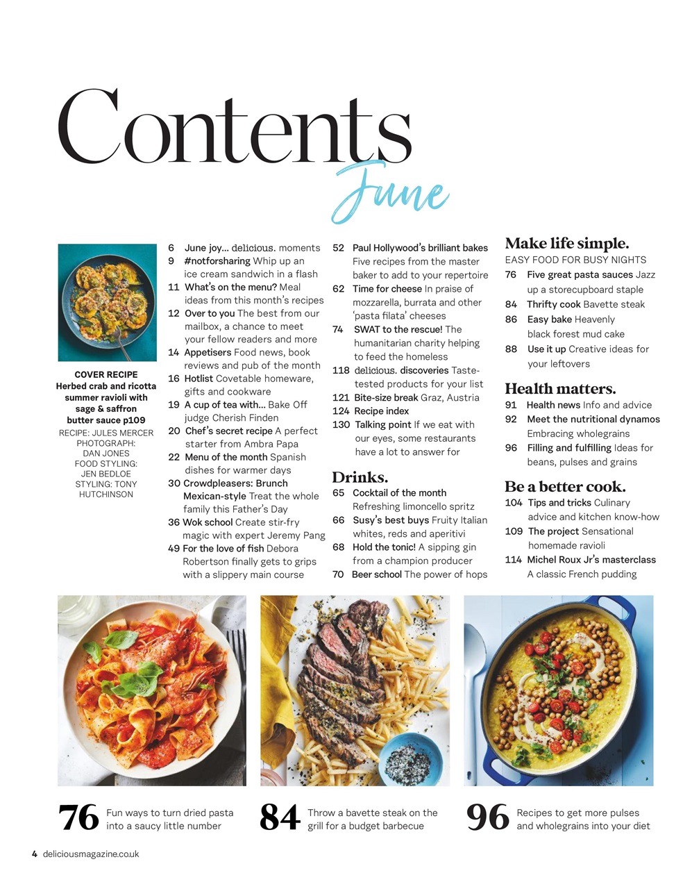 delicious. Magazine Preview Pages