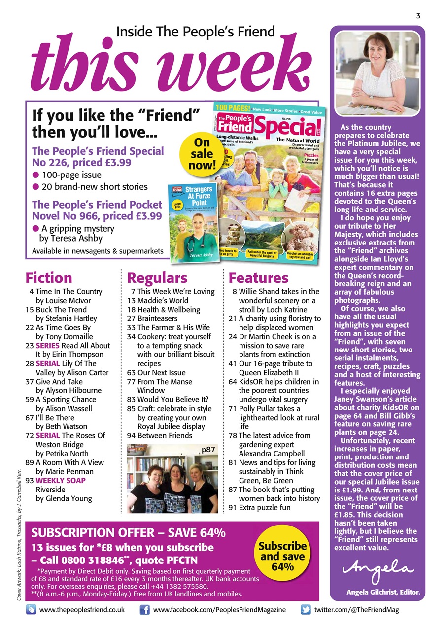 The People’s Friend Preview Pages
