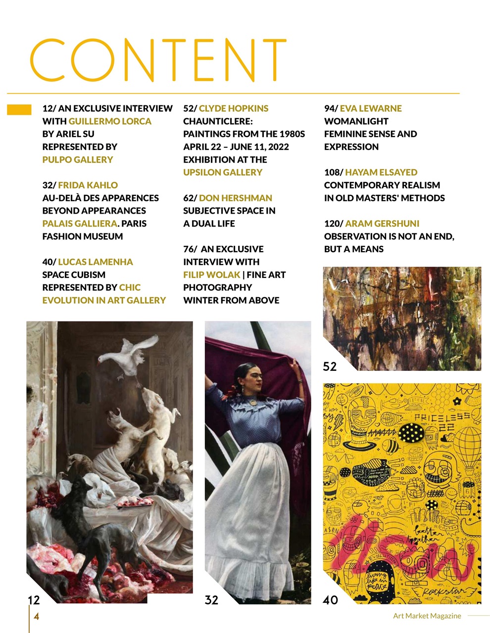 Art Market Magazine Preview Pages