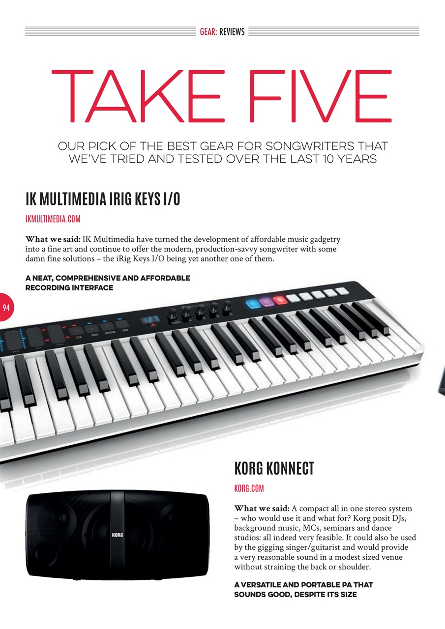 Songwriting Magazine Preview Pages