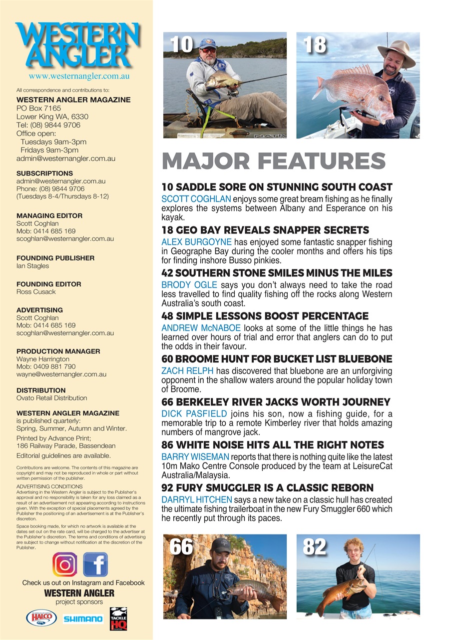 Western Angler Preview Pages